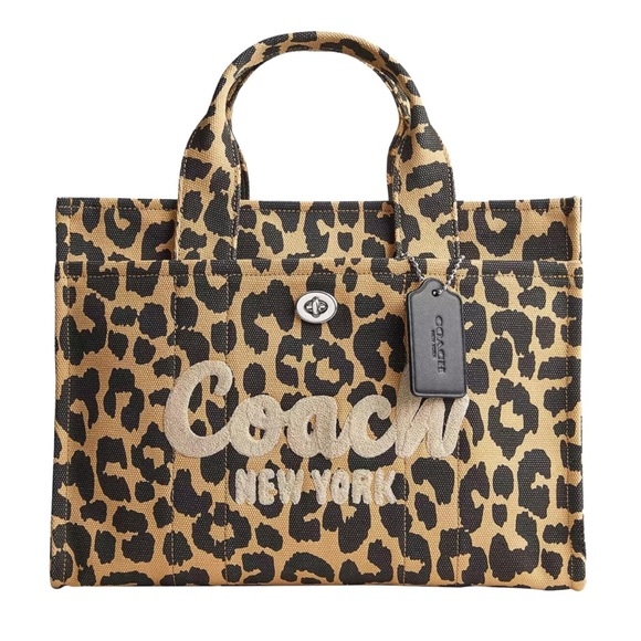 バッグ archive COACH Leopard Hand Bag New Coach Leopard Print Tote Bag NWT
